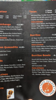 Taco Zocalo menu