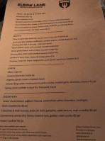 Market Lane menu