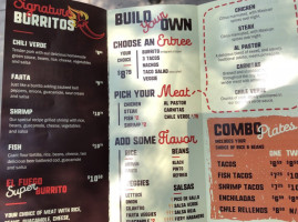 El Fuego Express menu