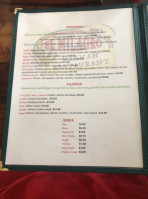 El Milagro menu