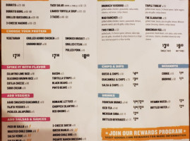 Qdoba Mexican Eats menu