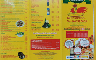 Fahrweid menu