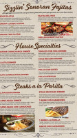 Sonora Grill And Cantina menu