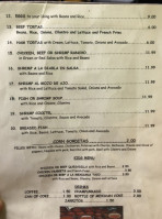 Los Artesanos menu