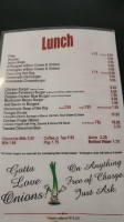 Shelley D's Catering menu