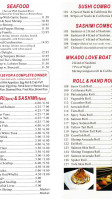 Mikado Asian Cuisine Sushi menu