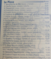 L'altro Mondo menu