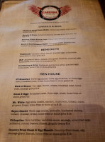 Cardinal Tavern menu