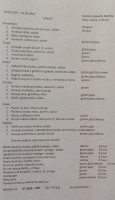 Gostilna Budački Josip Budački S.p. menu