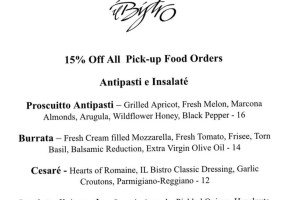 IL BISTRO menu