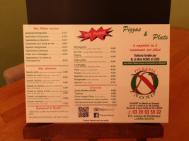 Pizzeria Nono menu