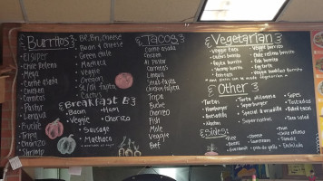 Santo Domingo Taqueria menu