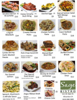 Sage Bistro food