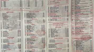 Jacky Chan menu