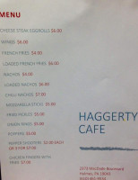 Haggerty's menu