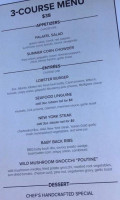 Riverway Cafe menu