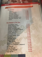 Sushi 'n ' Pop Incorporated menu