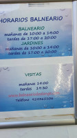 Del Parque menu