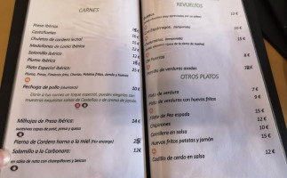 Casa Cruz menu