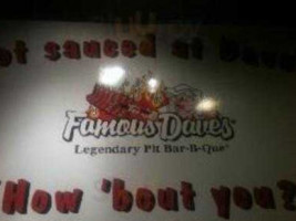 Famous Dave's -b-que food