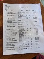 Suzie's Dogs & Drafts menu