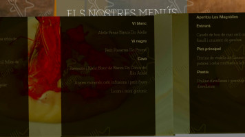 Les Magnòlies menu