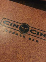 Cin Cin Burger food