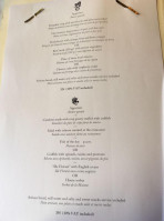 Pont Vell menu