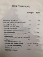 L'osterlaz menu