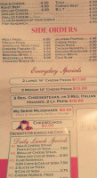 Supreme Pizza menu