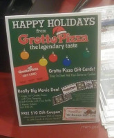 Grotto Pizza menu