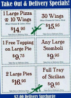 Keeley's Alehouse Grille menu