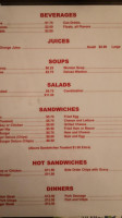 Lee's Restaurant menu