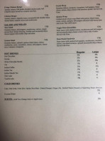 Vegetarian Bistro menu