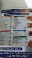 Freiduría Lute Y Jesús Algarrobo Costa menu