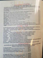 Pancake House menu