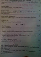 The Kitchen menu