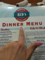 Red's Barbecue Grillery menu