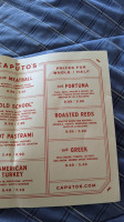 Caputo's Market and Deli on 15th and 15th menu