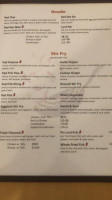 Thai Fried Rice menu