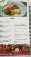 Mar y Tierra menu