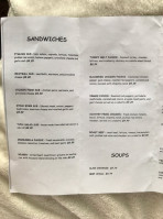 Castaway Cafe menu