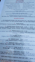 Creekside Grille menu