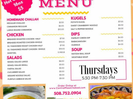 Chani’s Kosher Deli menu