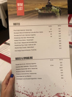 Red Carpet Italian Restaurant menu