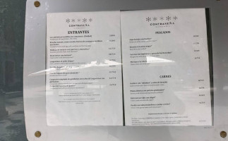 Contraseña menu