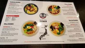 Sukiya Ramen food