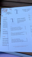 Talulla menu