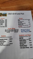 C&o Grill And Pub menu