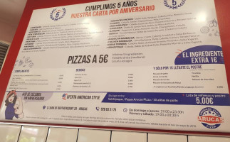 Arucas Asadero menu